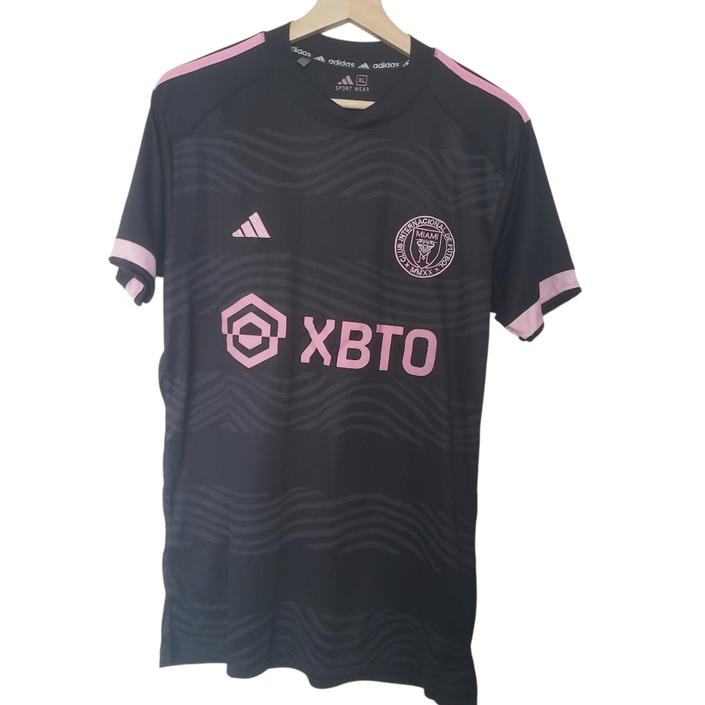 Adidas Inter Miami Soccer Jersey 2020 MLS  #10 Messi Pink Black Size XL